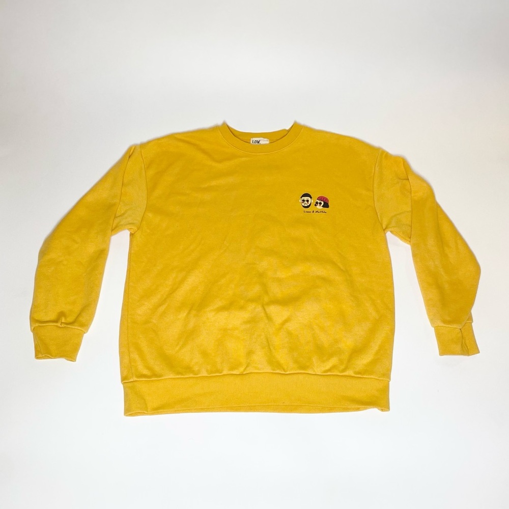 Leo And Matilda Low And Slow Yellow Sweater Men’s M